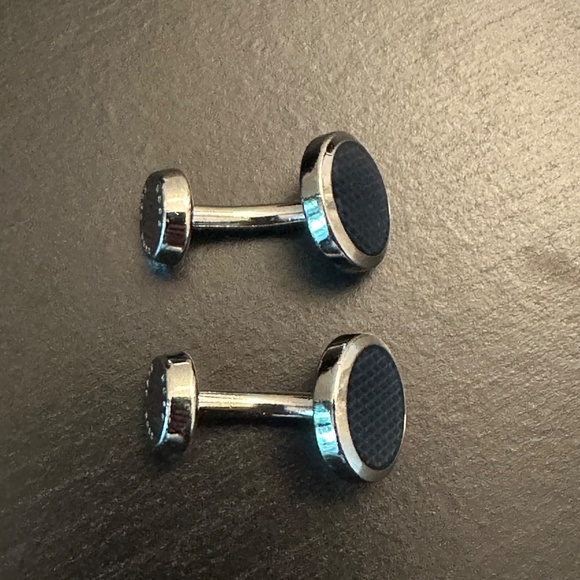 Hugo Boss Blue Cuff Links - Picture 3 of 4